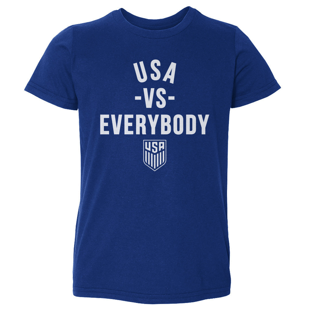 Toddler Tee U.S. Soccer Vs. Everybody WHT