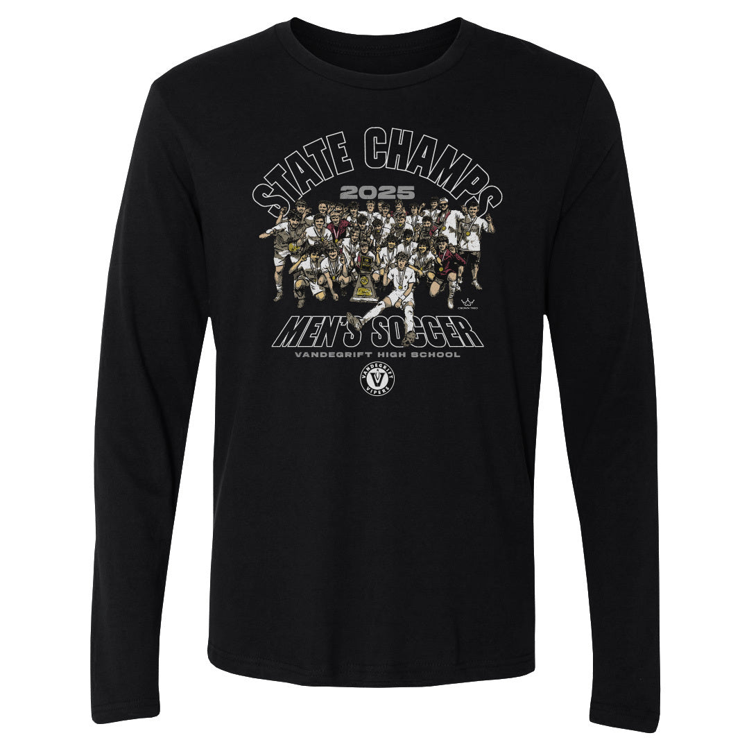 Men's Long Sleeve Tee Soccer State Champs