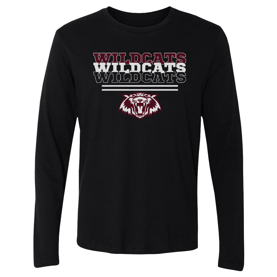 Adult Long Sleeve Tee Plano Wildcats 2603