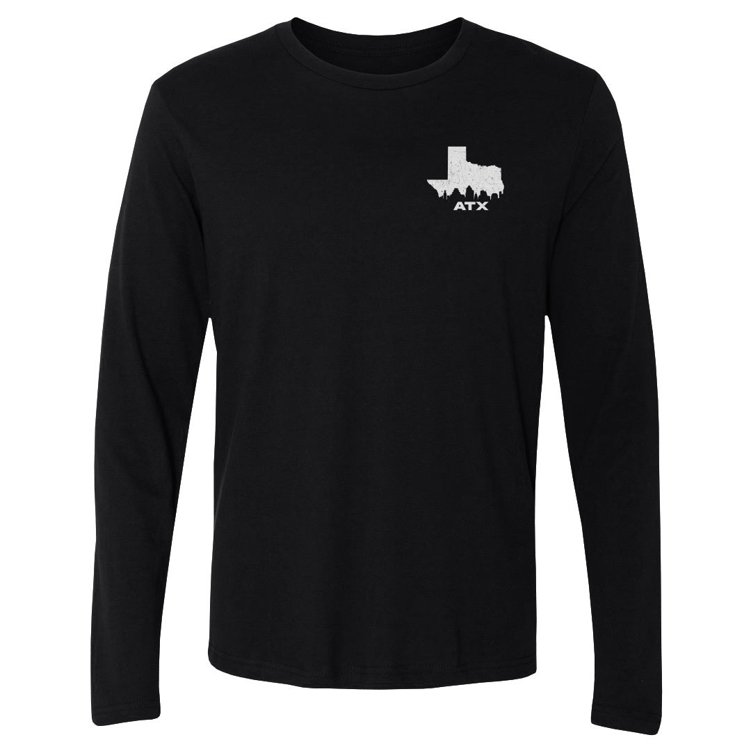 Adult Long Sleeve Tee Austin ATX Pocket