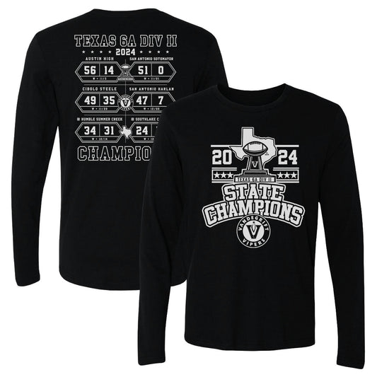 Men's Long Sleeve Tee Vandegrift State Champions