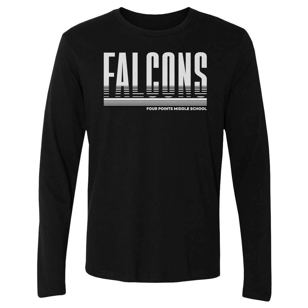 Adult Long Sleeve Tee Four Points Bars