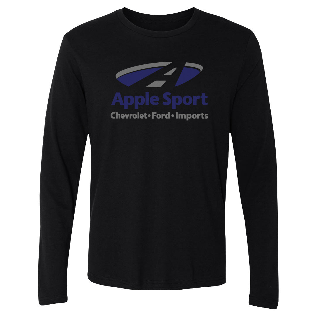 Adult Long Sleeve Tee Apple Sport Chevy/Ford/Imports BLK