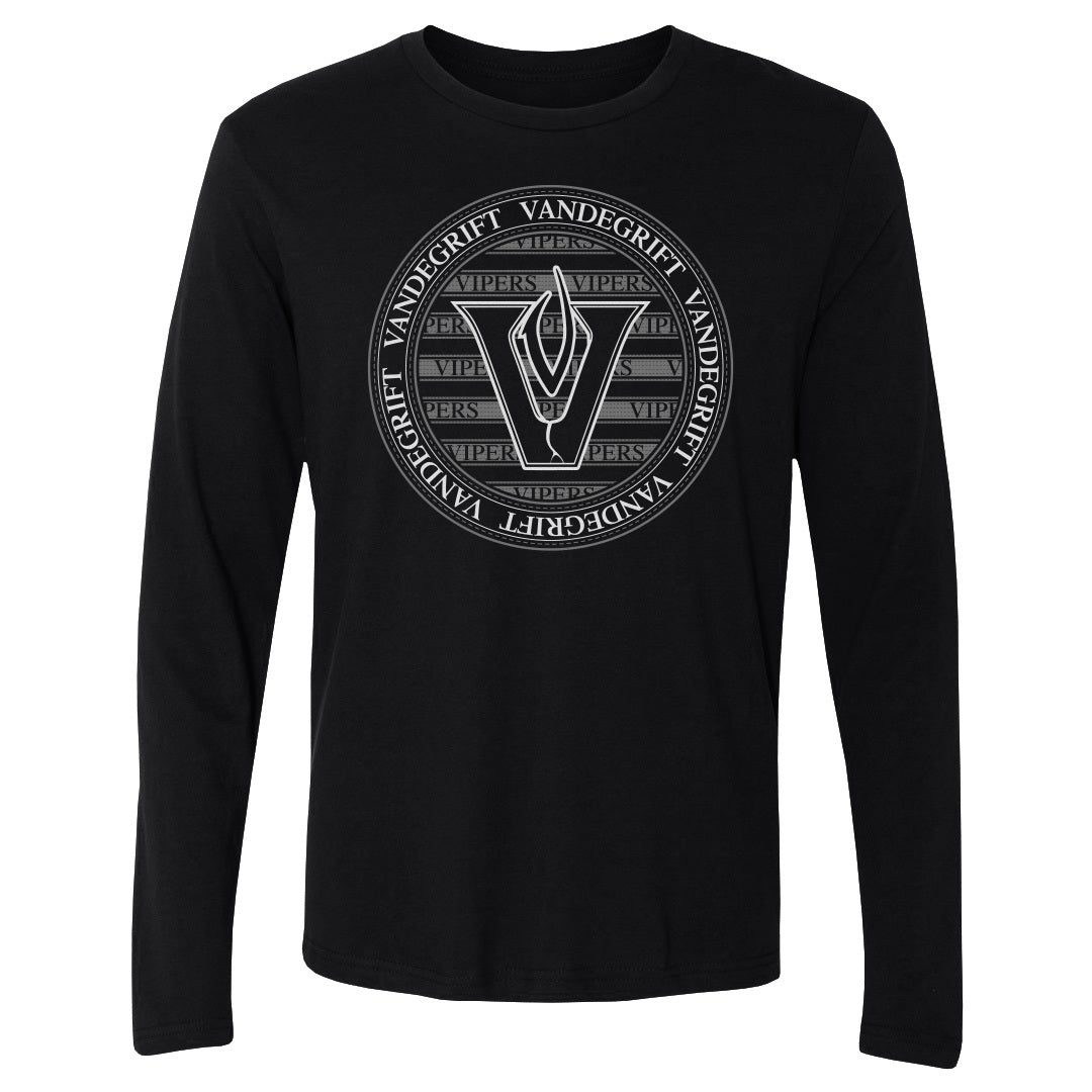 Adult Long Sleeve Tee Vandegrift Round Emblem