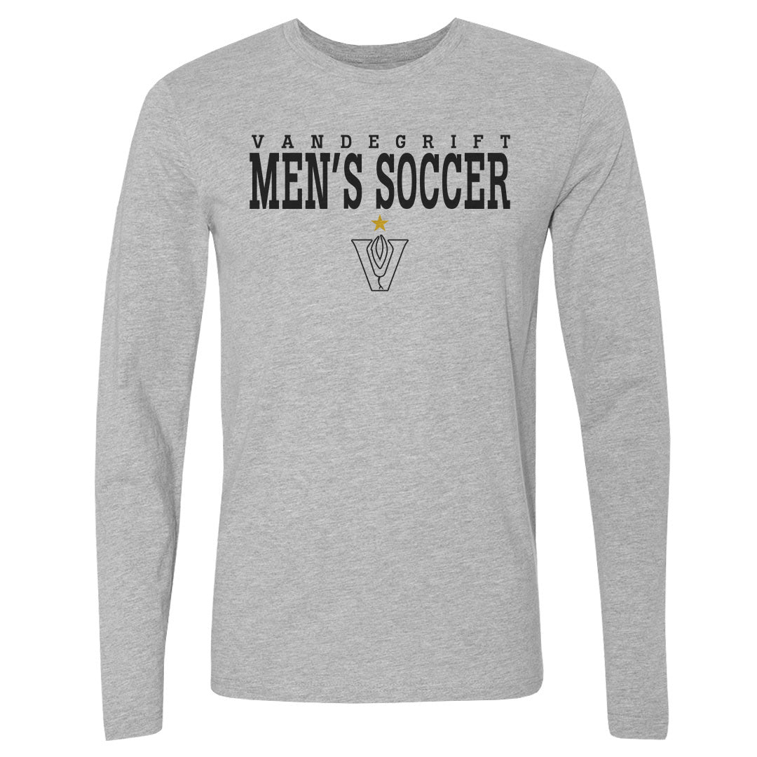 Adult Long Sleeve Tee Gold Star White