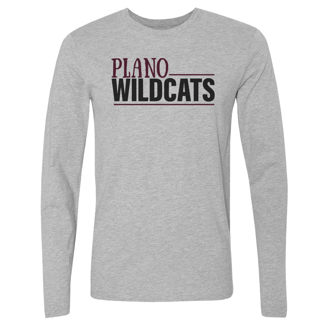 Adult Long Sleeve Tee Plano Wildcats 2601