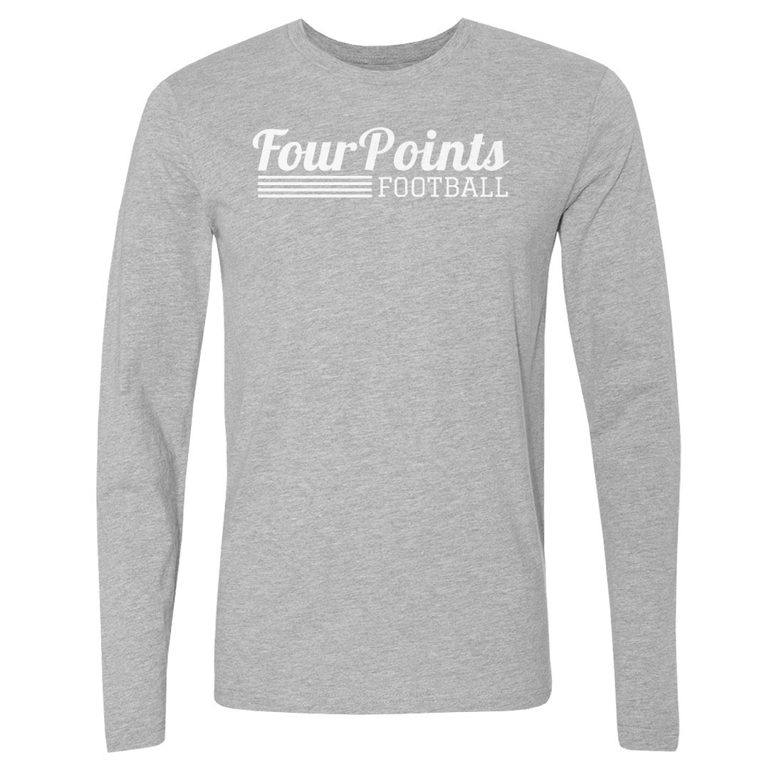 Adult Long Sleeve Tee Four Points Script