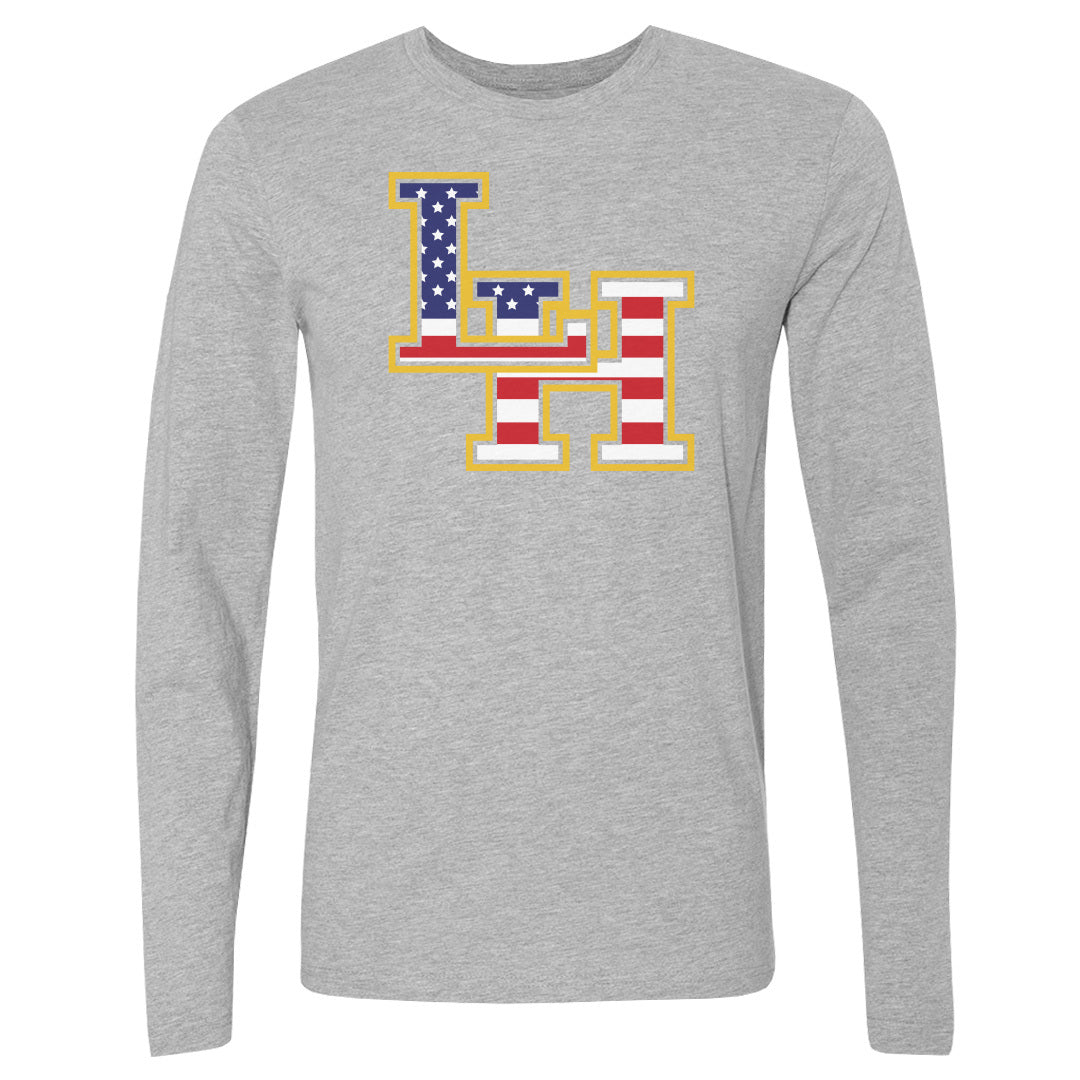 Men's Long Sleeve Tee USA Flag