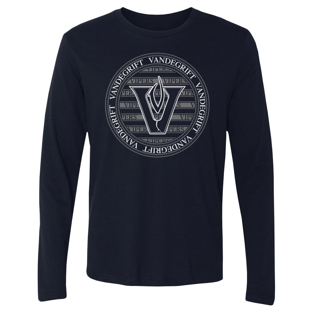 Adult Long Sleeve Tee Vandegrift Round Emblem
