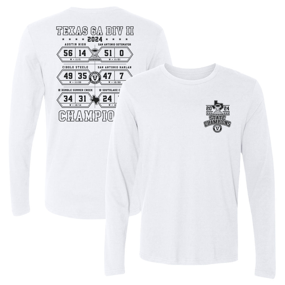 Men's Long Sleeve Tee Vandegrift State Champions