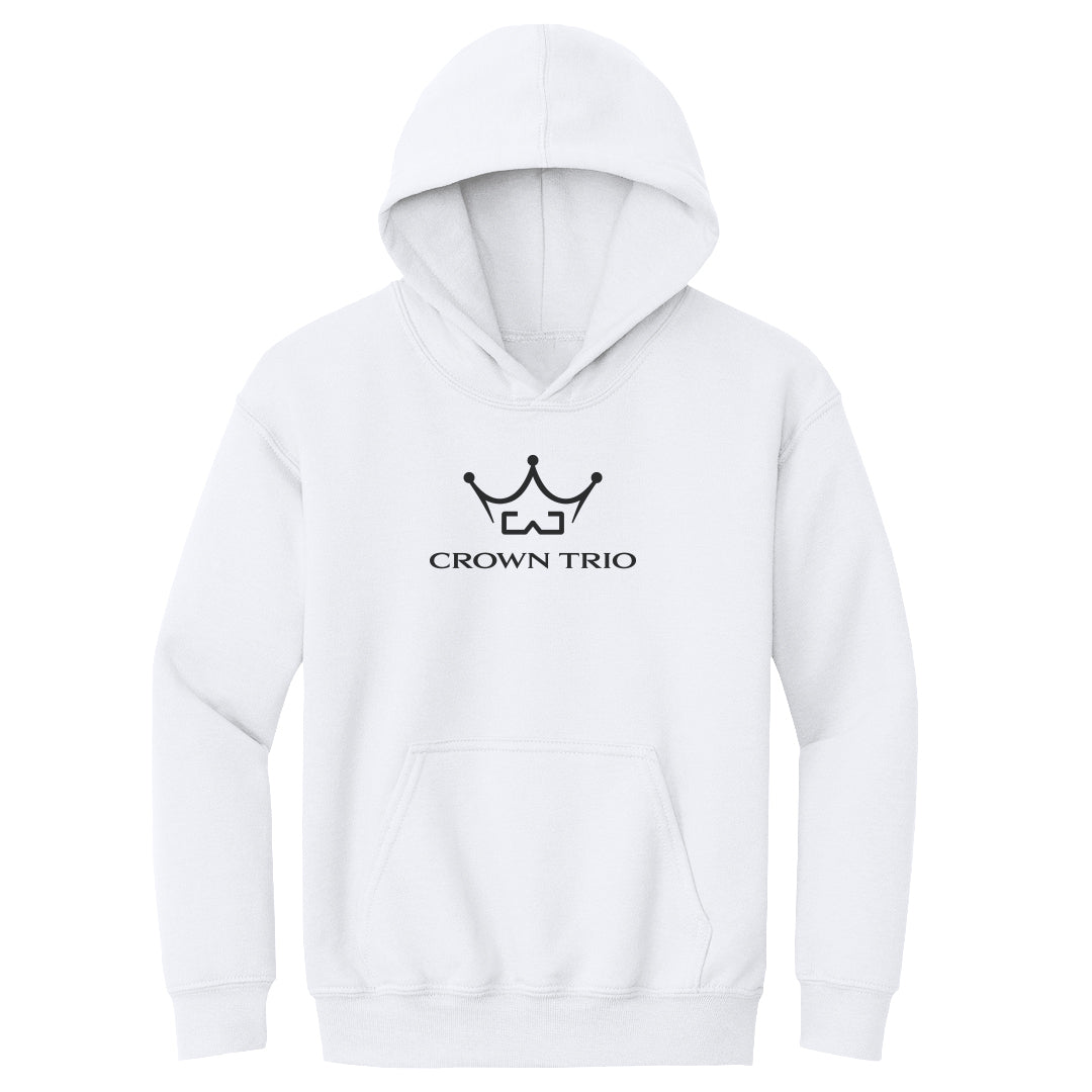 Youth Hoodie Crown Trio Logo Stacked