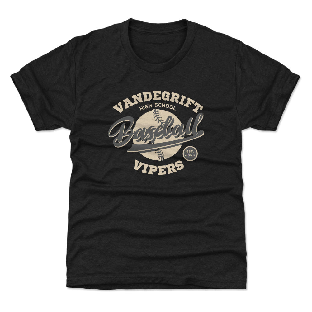Youth Tee Vandegrift Baseball Script