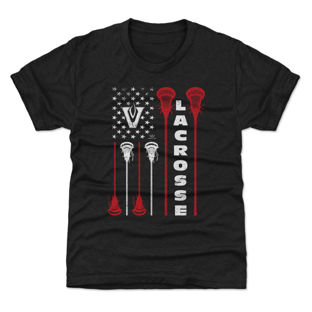 Youth Tee Vipers Lacrosse American Flag
