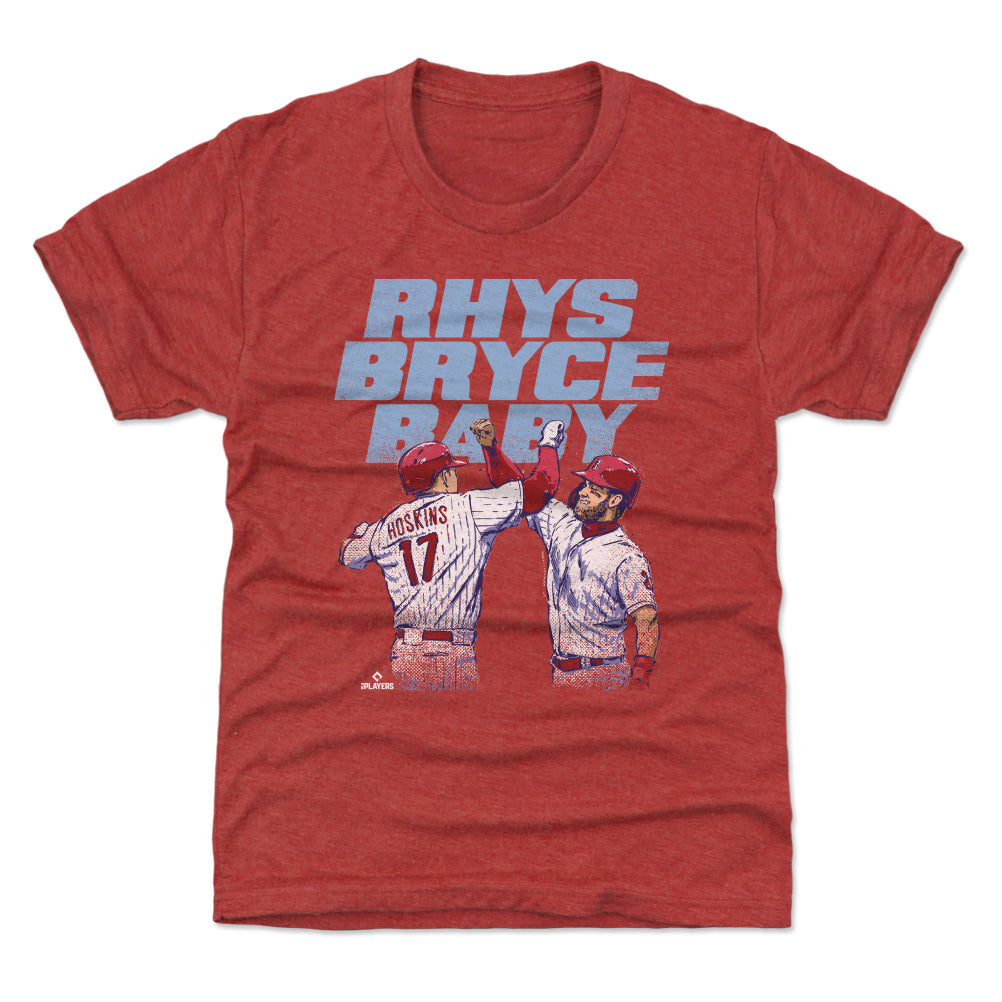 Bryce Harper & Rhys Hoskins Philadelphia Rhys Bryce Baby WHT