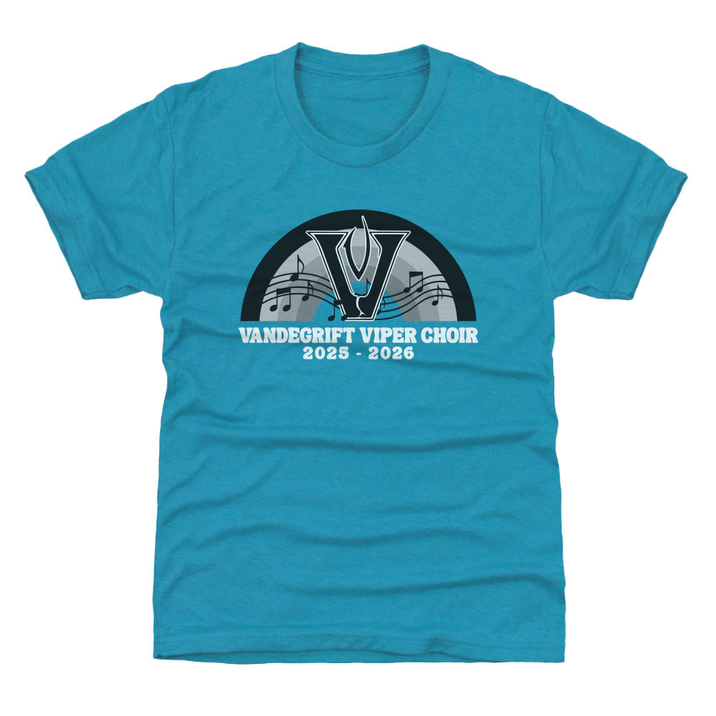 Youth Tee Viper Choir Rainbow Notes