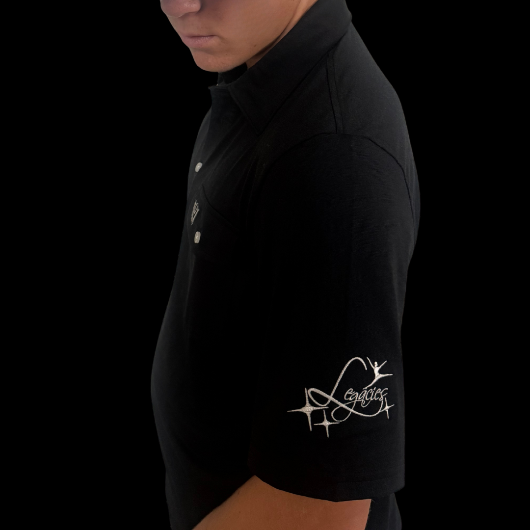 Vandegrift HS Legacies- Performance Players Shirt - Black w/ Legacies Logo