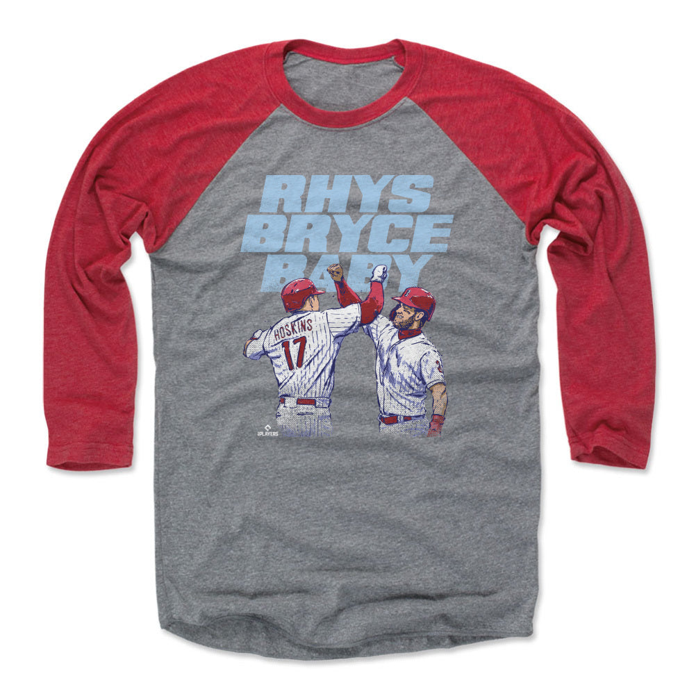 Bryce Harper & Rhys Hoskins Philadelphia Rhys Bryce Baby WHT