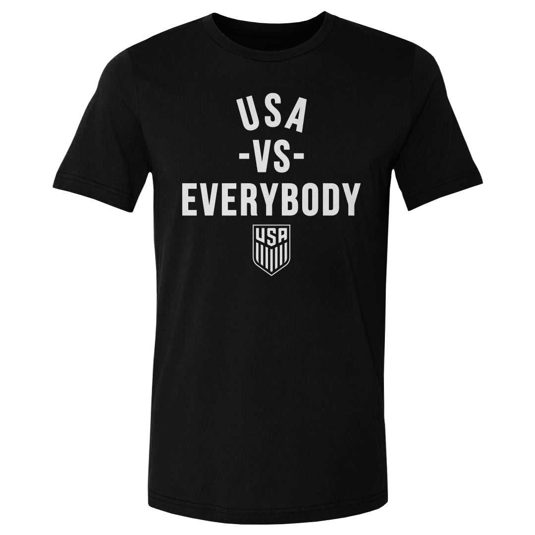 Adult Tee U.S. Soccer Vs. Everybody WHT