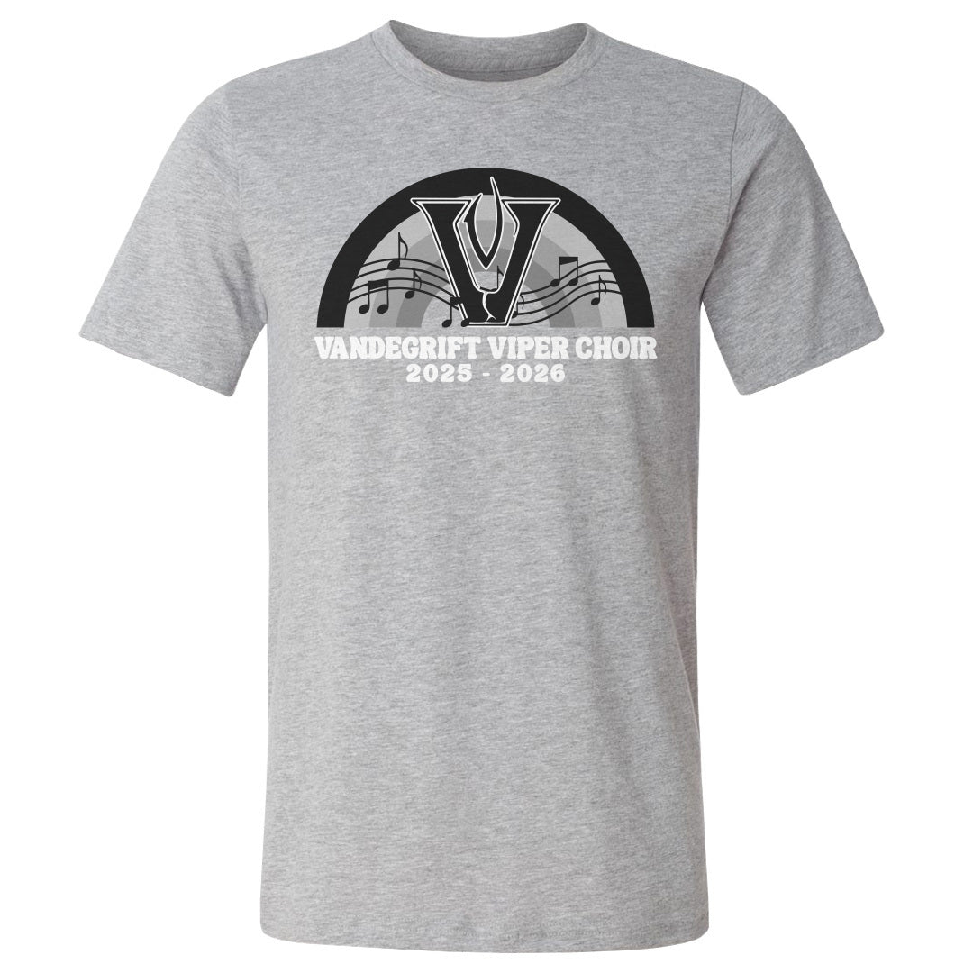Adult Tee Viper Choir Rainbow Notes