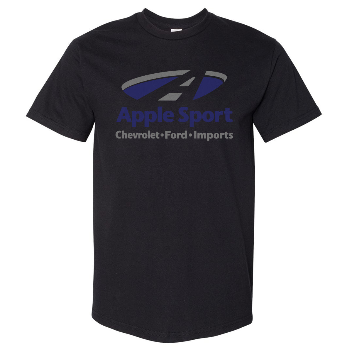 Adult Oversized Tee Apple Sport Chevy/Ford/Imports BLK