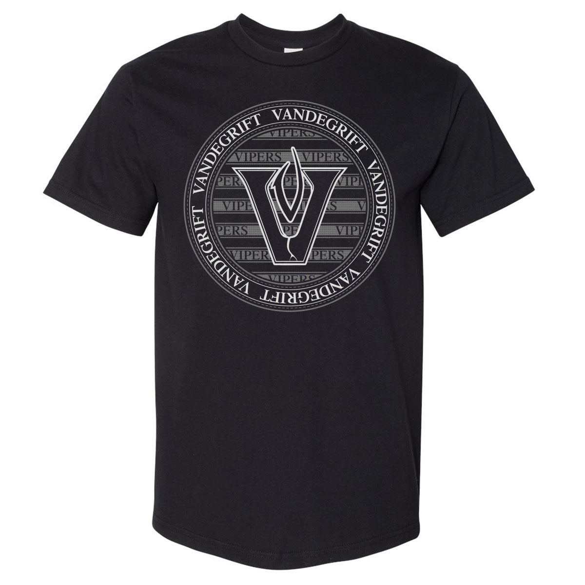 Adult Oversized Tee Vandegrift Round Emblem