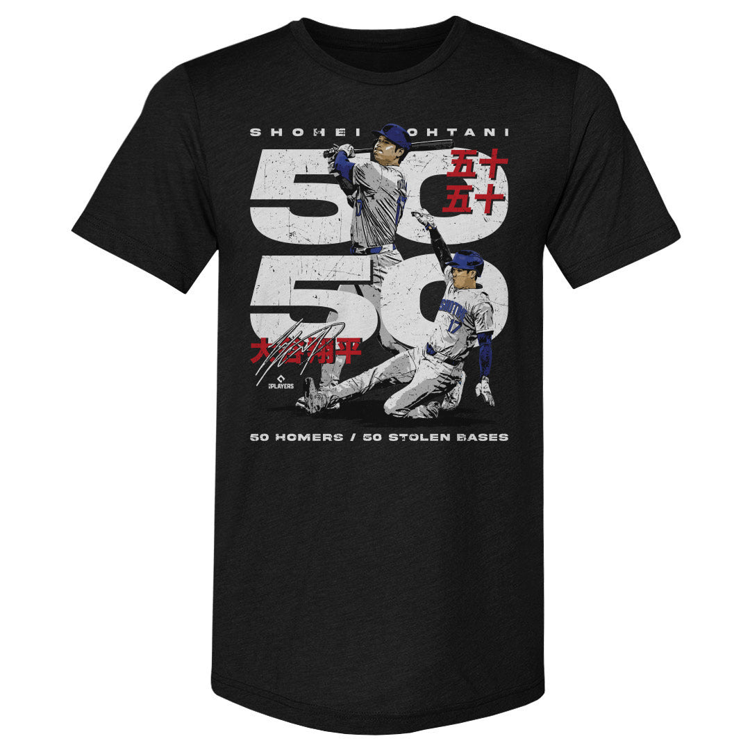 Shohei Ohtani Los Angeles D 50-50 Club Japanese WHT