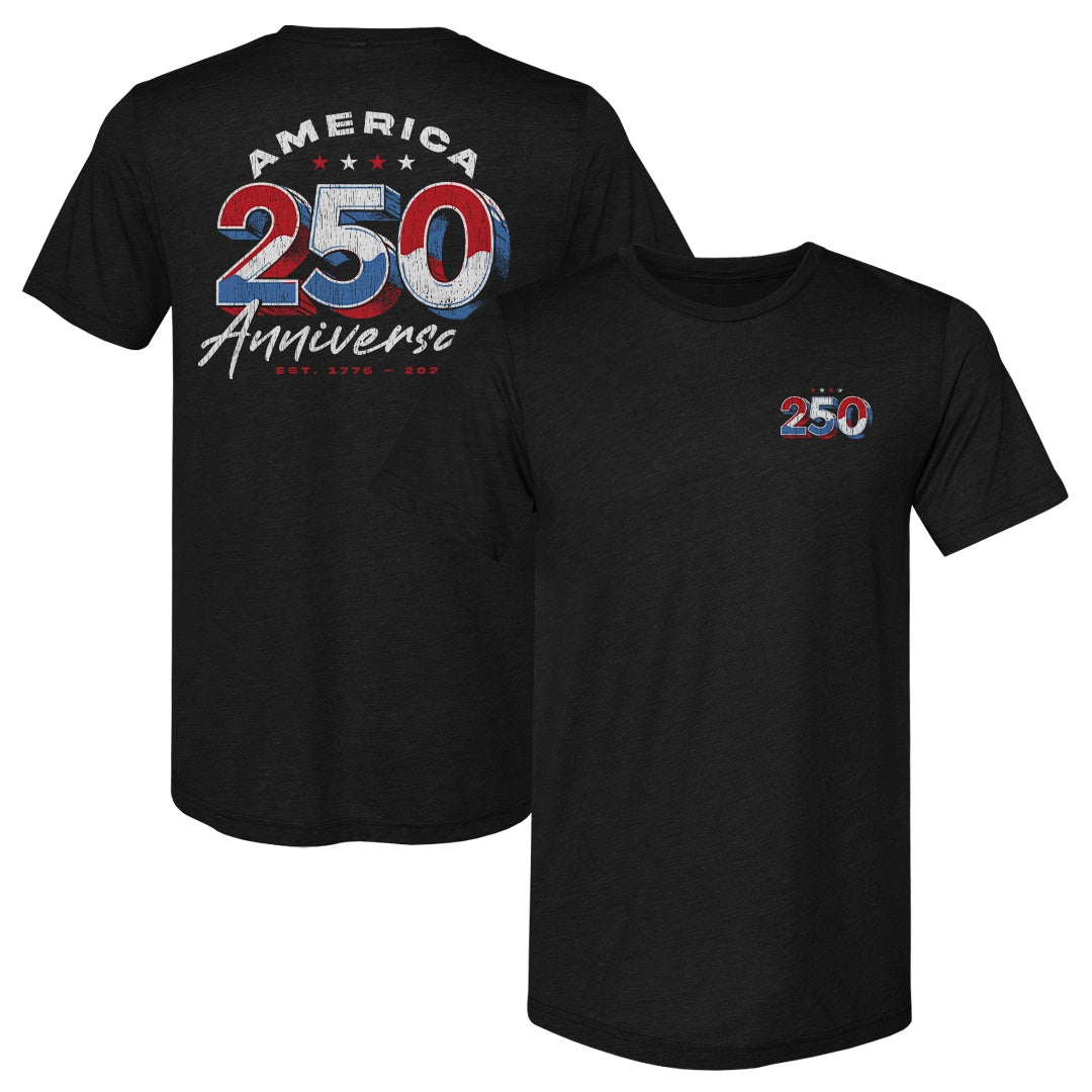 Adult Premium Tee USA America 250th Anniversary 3D Type F&B WHT