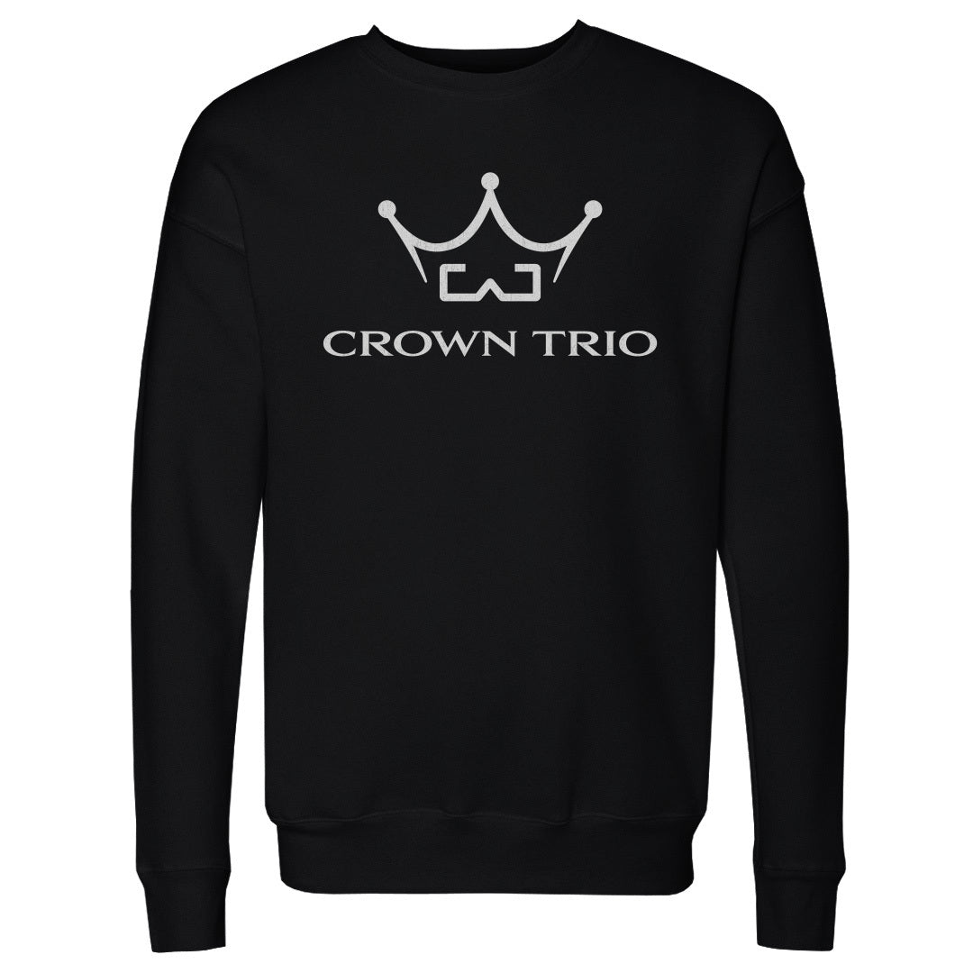 Men's Sweatshirt Crown Trio Logo Stacked