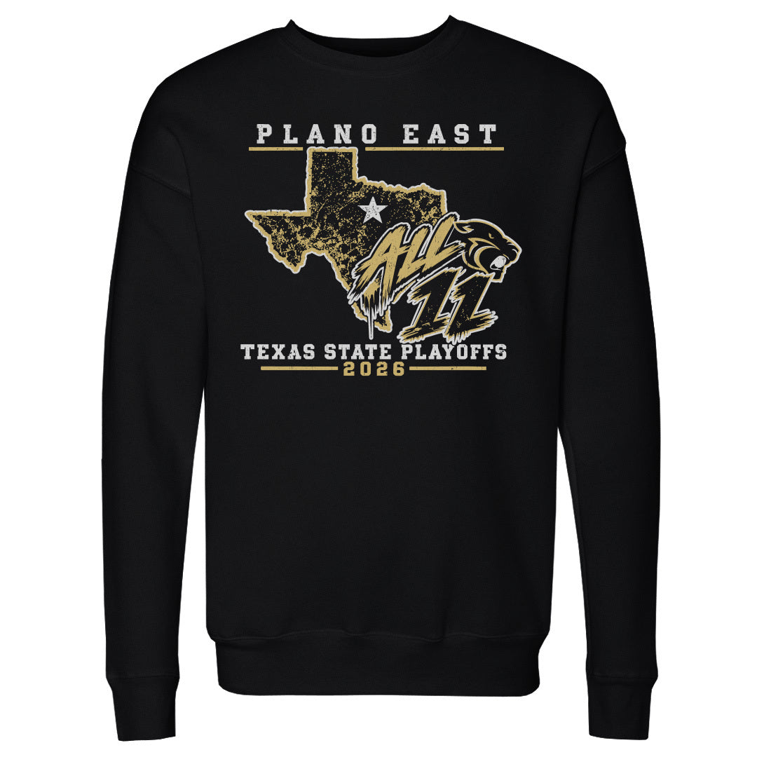 "No Roster" Front only Adult Sweatshirt Playoffs 2026 Plano East