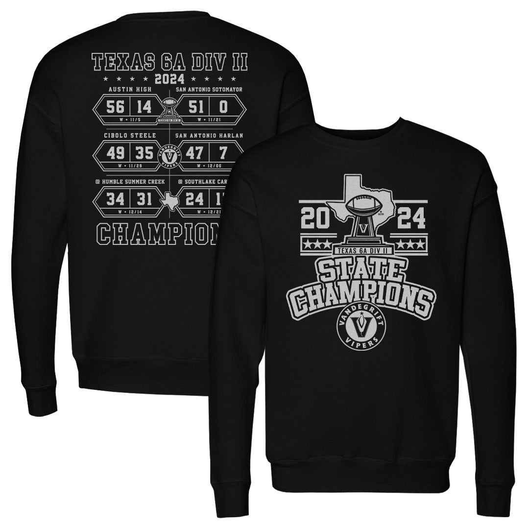 Men's Sweatshirt Vandegrift State Champions