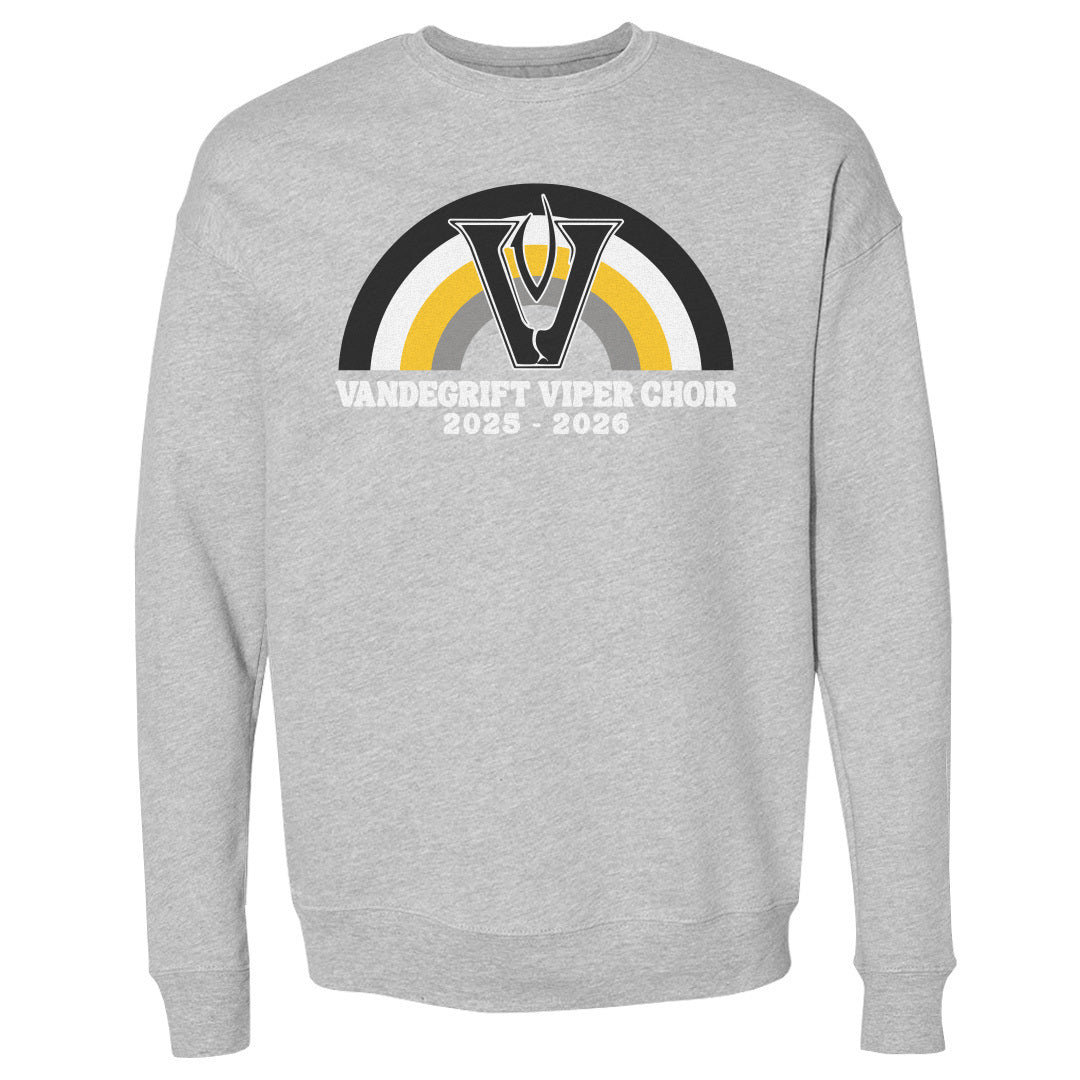 Adult Sweatshirt Yellow Rainbow