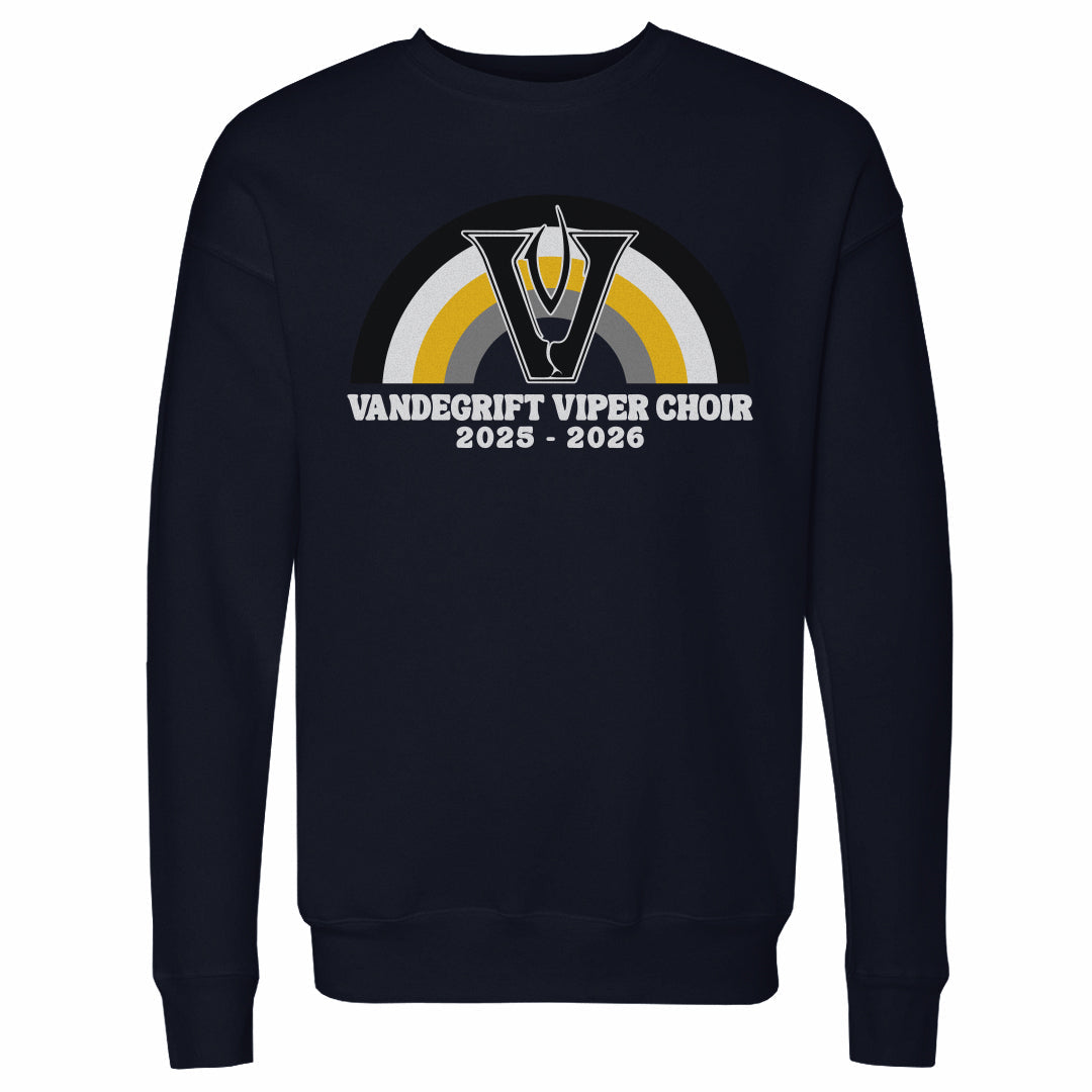 Adult Sweatshirt Yellow Rainbow