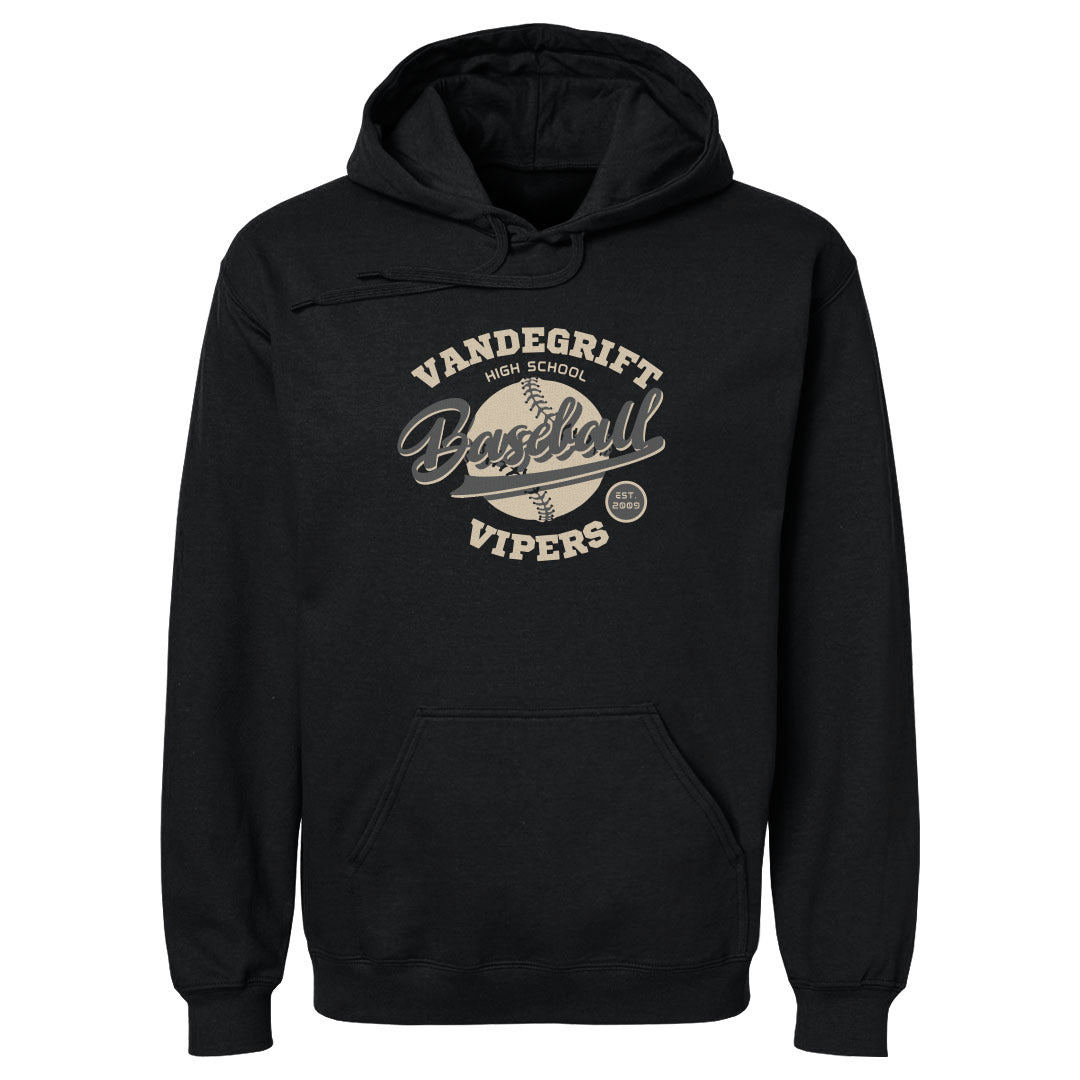 Adult Hoodie Vandegrift Baseball Script