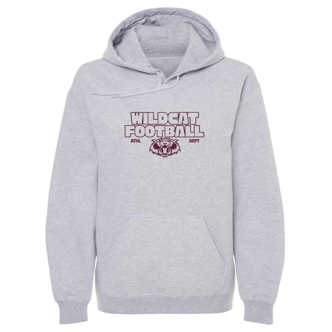 Adult Hoodie Plano Wildcat Football 26