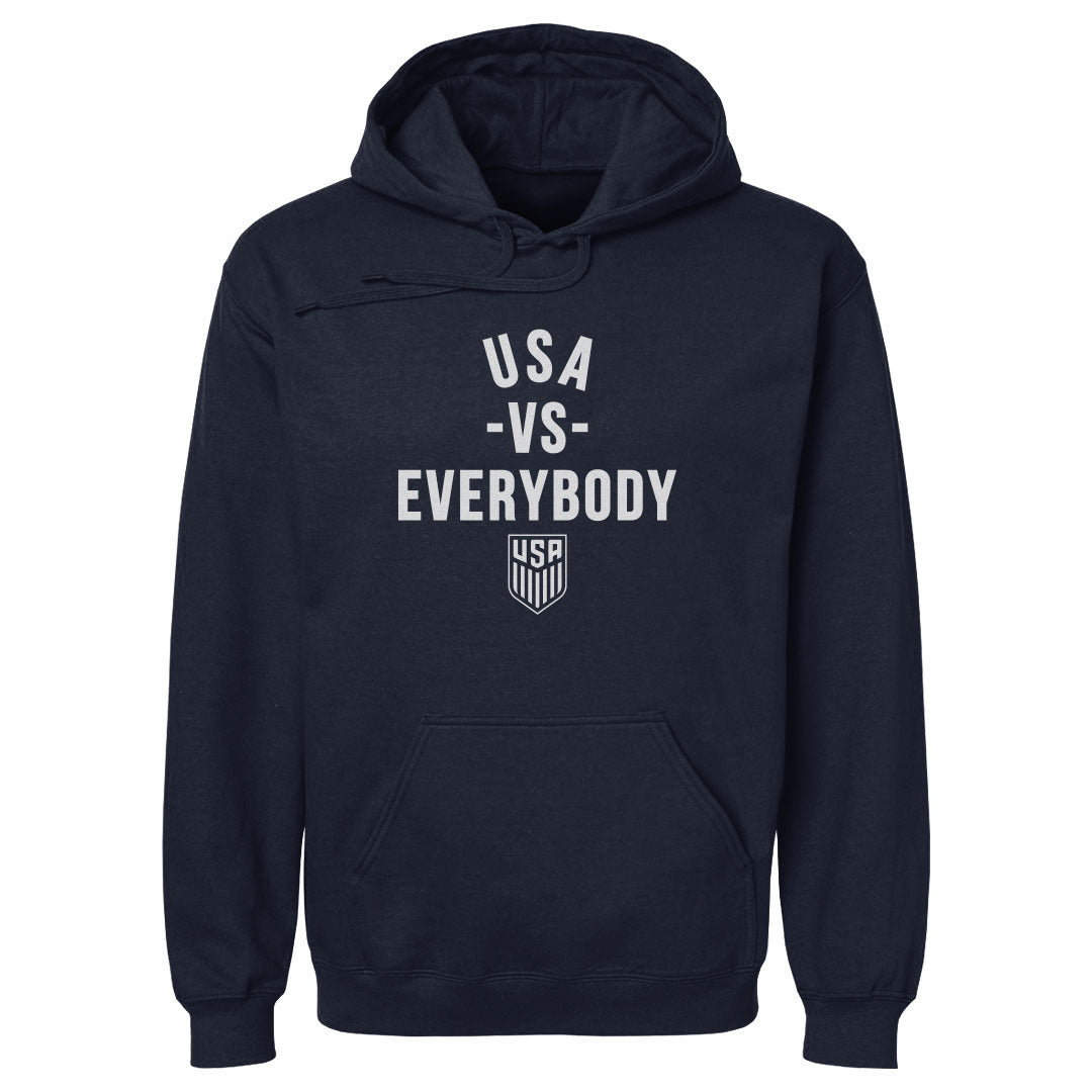 Adult Hoodie U.S. Soccer Vs. Everybody WHT