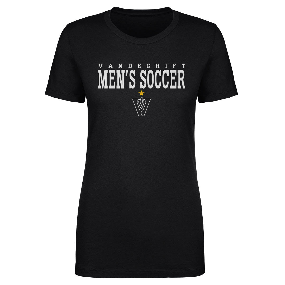 Women's Tee Gold Star Black