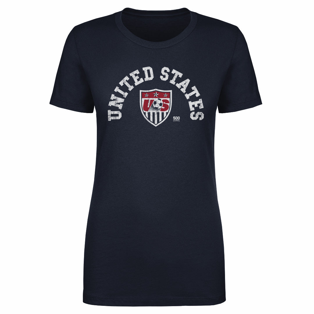 Women's Tee U.S. Soccer Retro Arch WHT