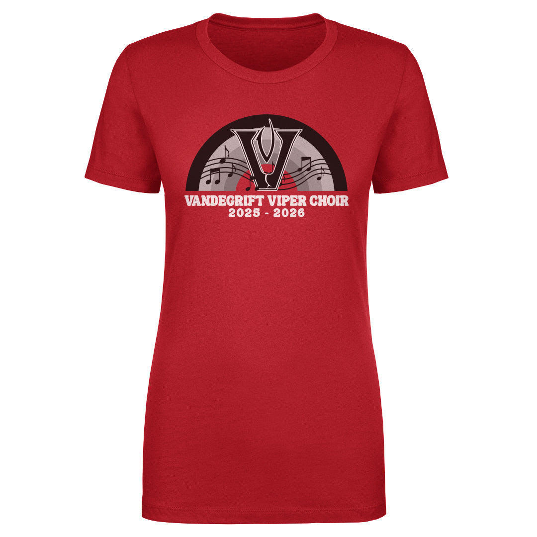 Women's Tee Viper Choir Rainbow Notes