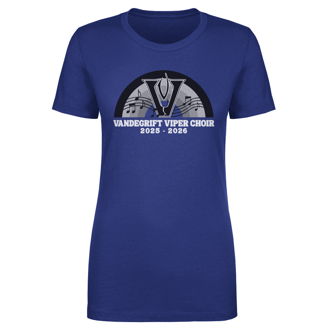 Women's Tee Viper Choir Rainbow Notes