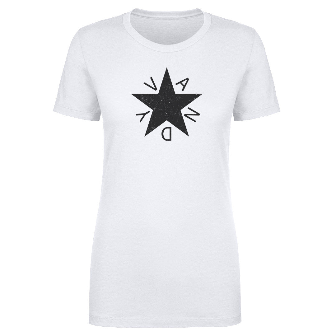 Women's Tee Vandy Star - On White & Gray