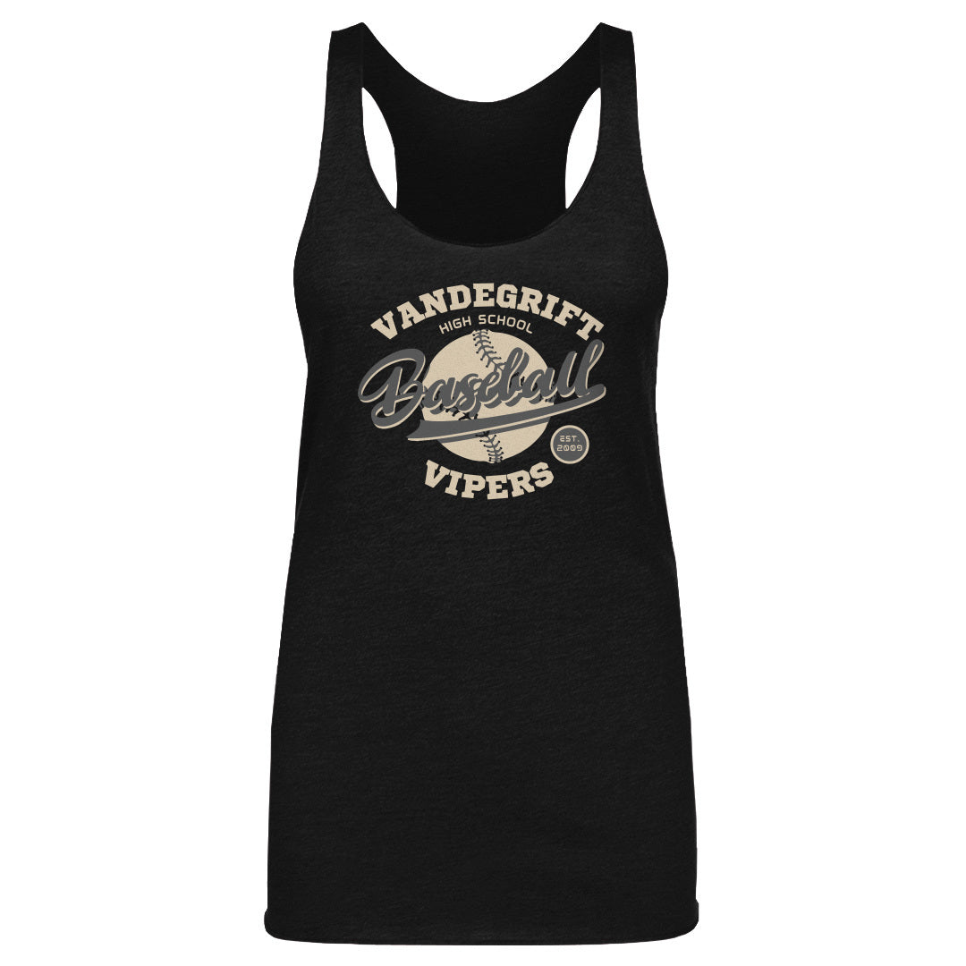 Women's Tank Vandegrift Baseball Script