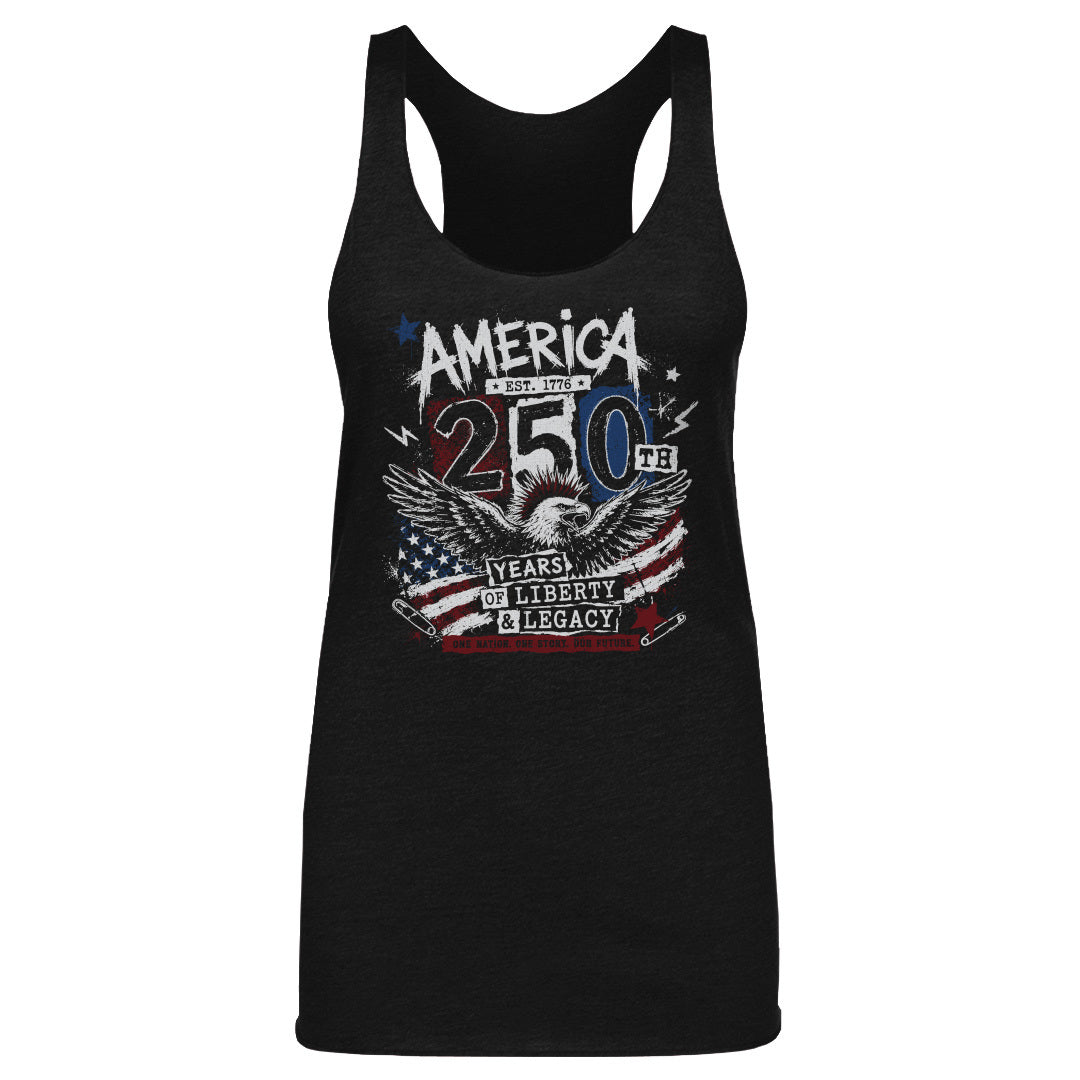 Women's Tank USA America 250th Anniversary Eagle WHT