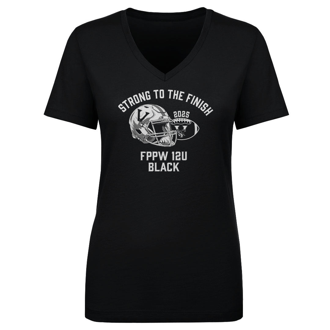 Women's V Neck 12U Black