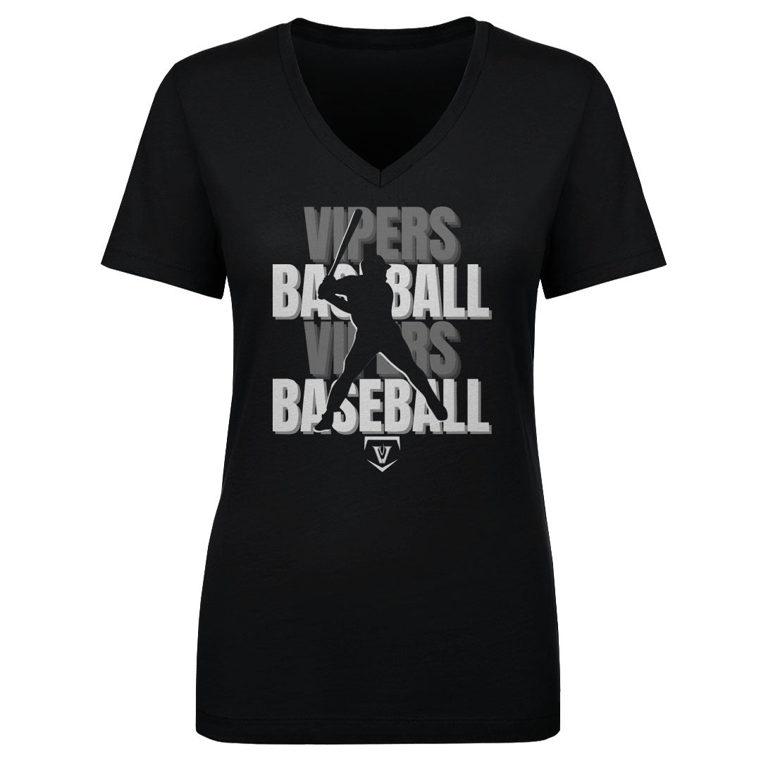 Women's V Neck Vandegrift Baseball Silhouette