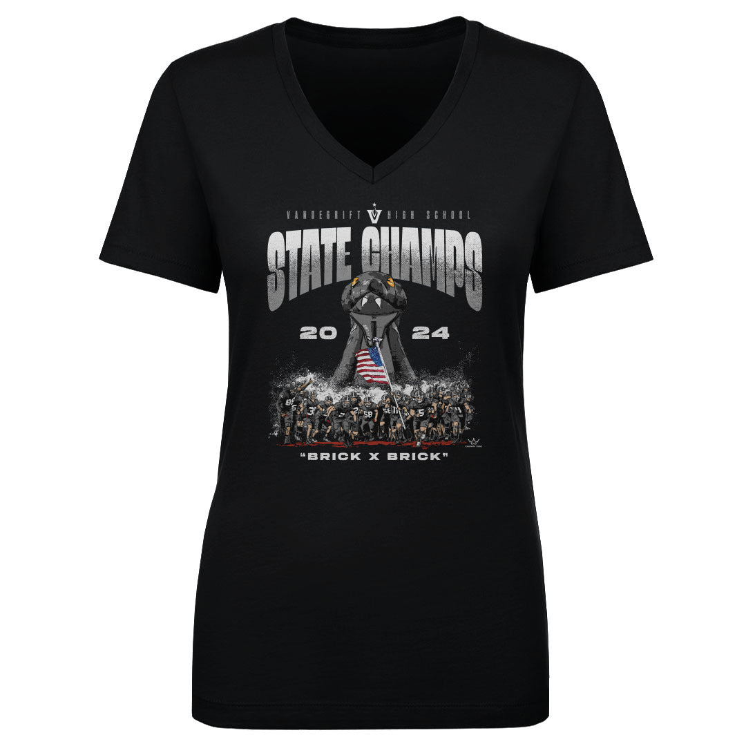 Women's V-Neck Vandegrift State Champs