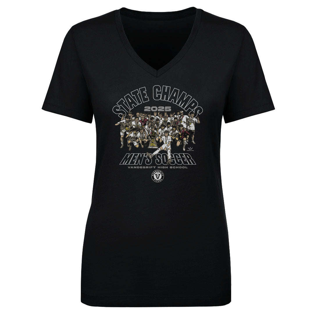 Women's V Neck Soccer State Champs