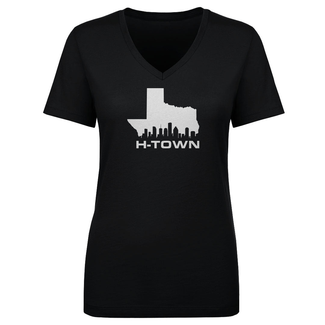Women's V Neck Houston H-Town