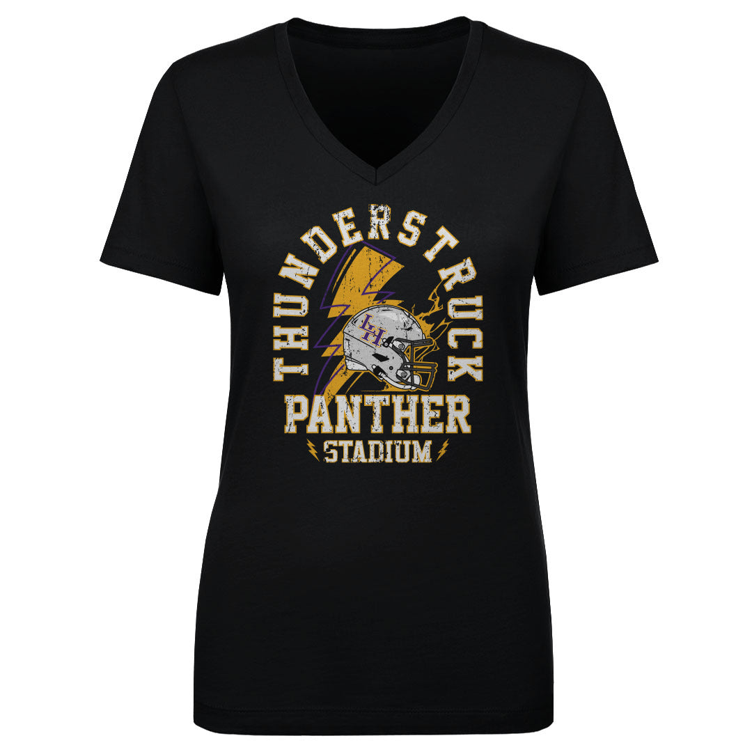 Women's V Neck Panthers Stadium Thunderstruck