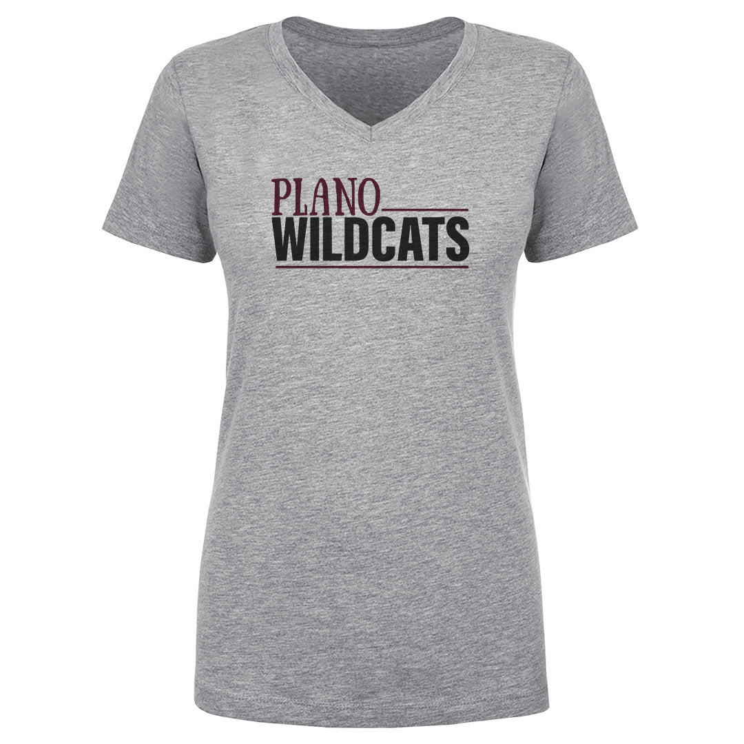 Women's V Neck Plano Wildcats 2601