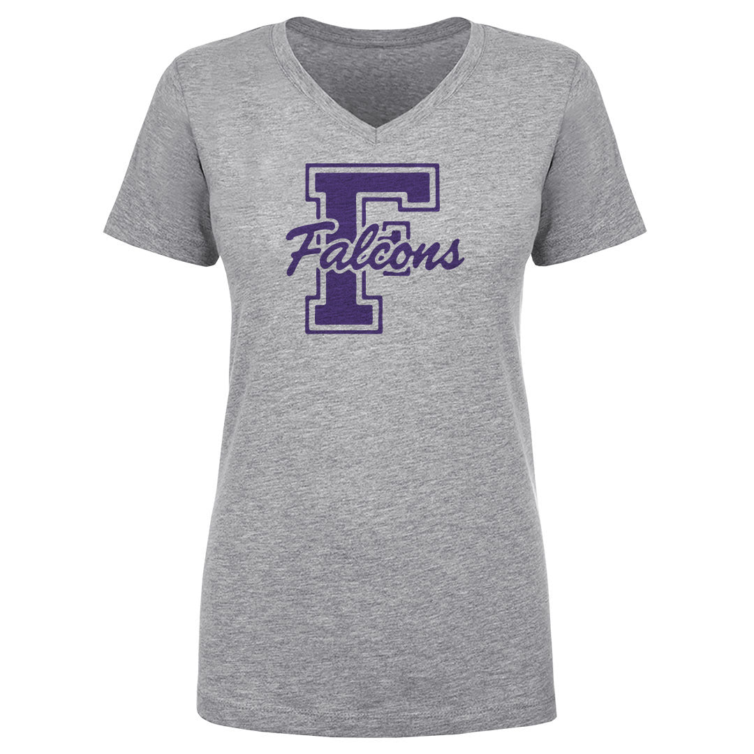 Women's V Neck Four Points "F"